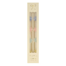 Pastel Flower Taper Candles (x 2)