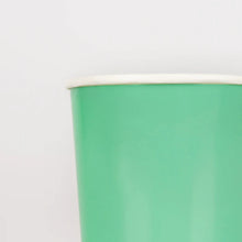 Emerald Green Tumbler Cups (x 8)