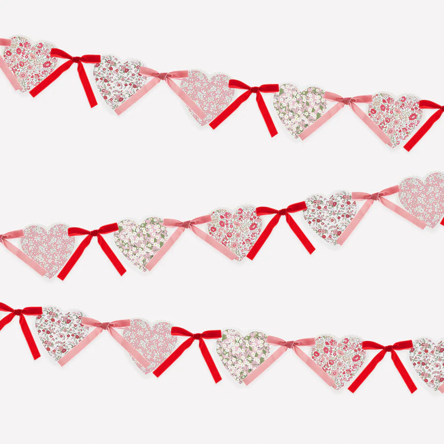 Meri Meri x Liberty Heart Garland