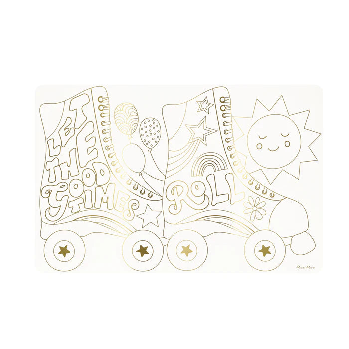 Happy Icons Coloring Placemats (x 8)
