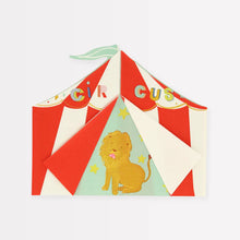 Circus Shaped Big Top Napkins (x 16)