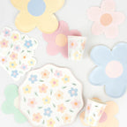 Happy Flowers Small Napkins (x 16)