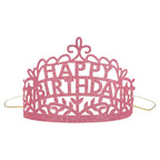 Happy Birthday Party Tiaras (x 8)