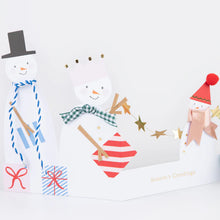 Snowman Family Concertina Christmas Card