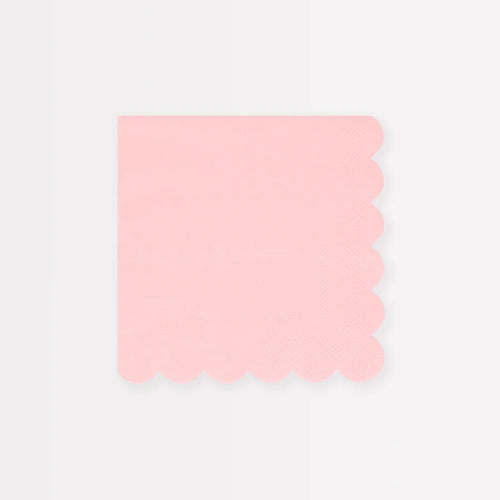 Cotton Candy Pink Small Napkins (x 16)