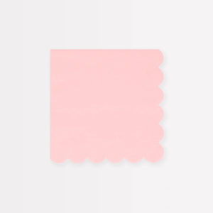 Cotton Candy Pink Small Napkins (x 16)