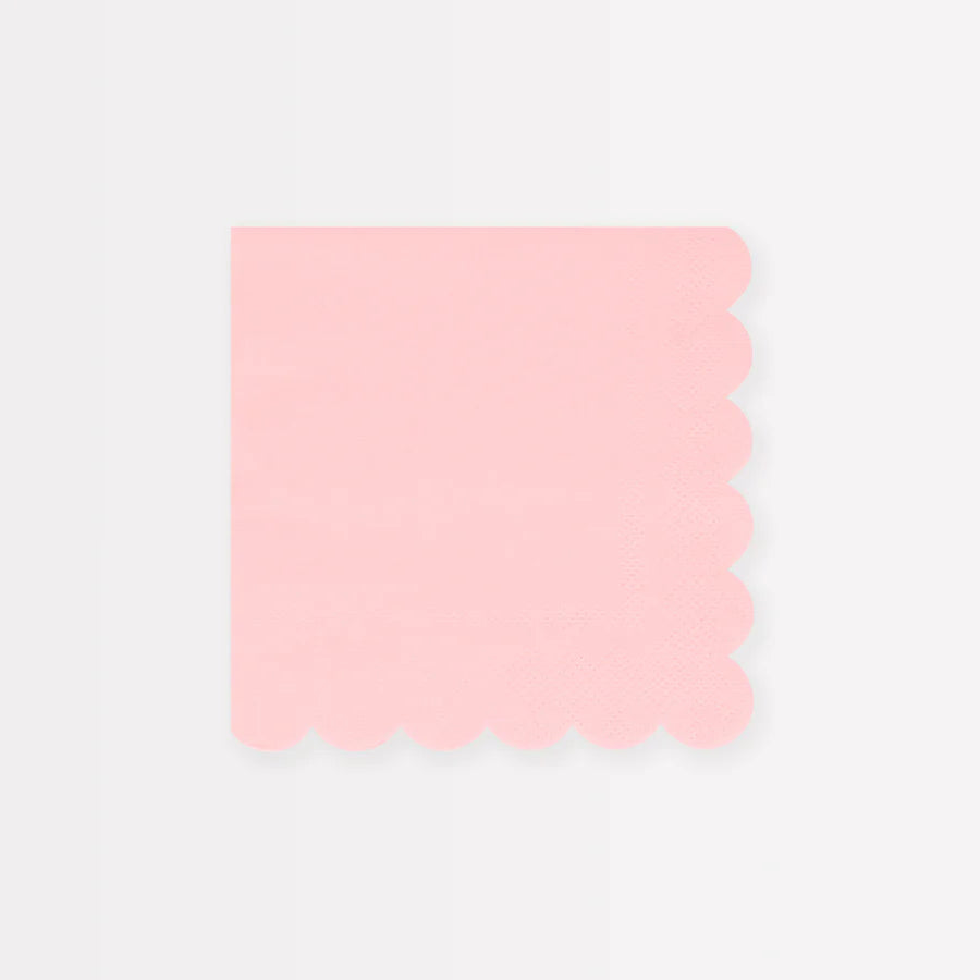 Cotton Candy Pink Small Napkins (x 16)