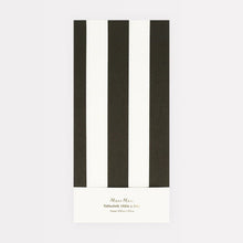 Black Striped Tablecloth