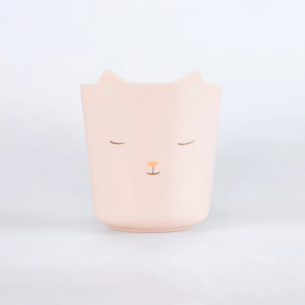 Reusable Pink Cat Cup