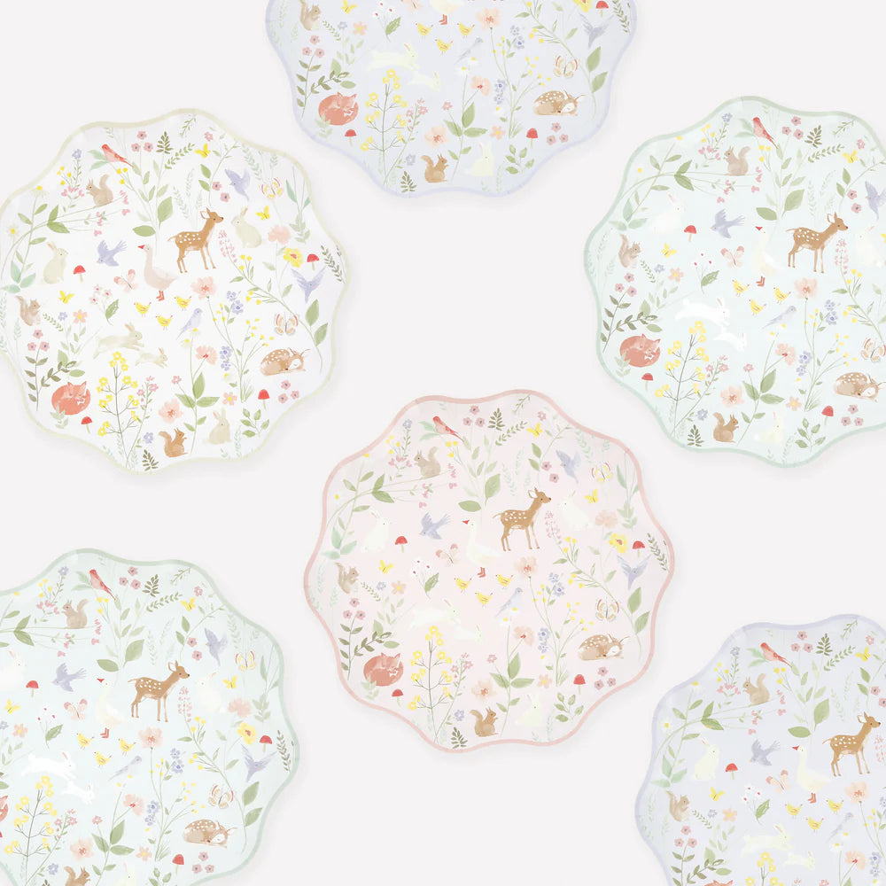 Little Animals Side Plates (x 8)