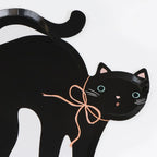 Halloween Cat Shaped Plates