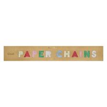 Giant Glitter Paper Chains Set