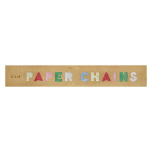 Giant Glitter Paper Chains Set