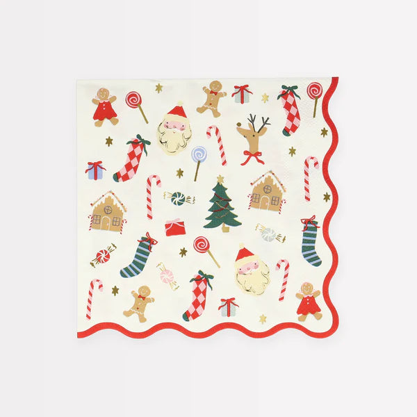 Jolly Christmas Large Napkins