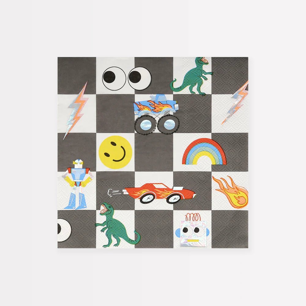 Toybox Icon Large Napkins (x 16)