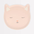 Reusable Pink Cat Plate
