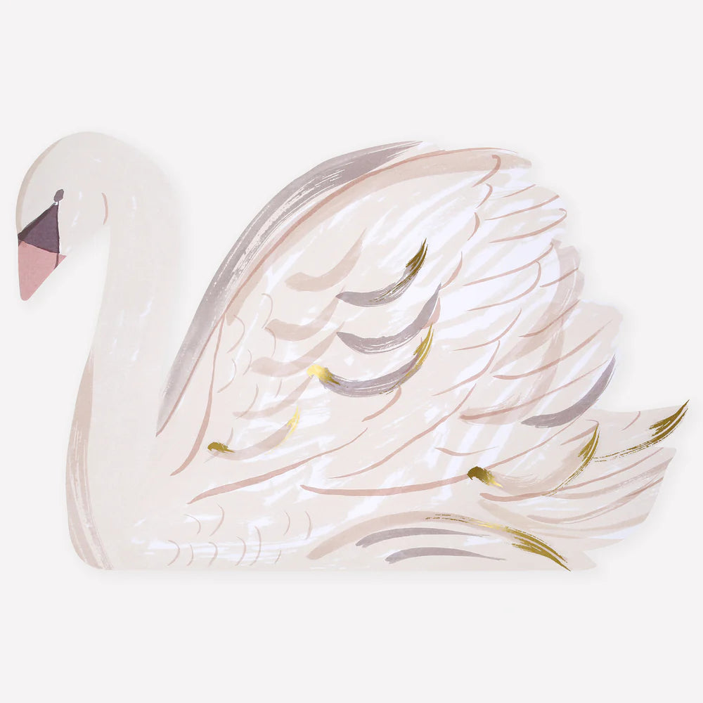 Swan Paper Placemats
