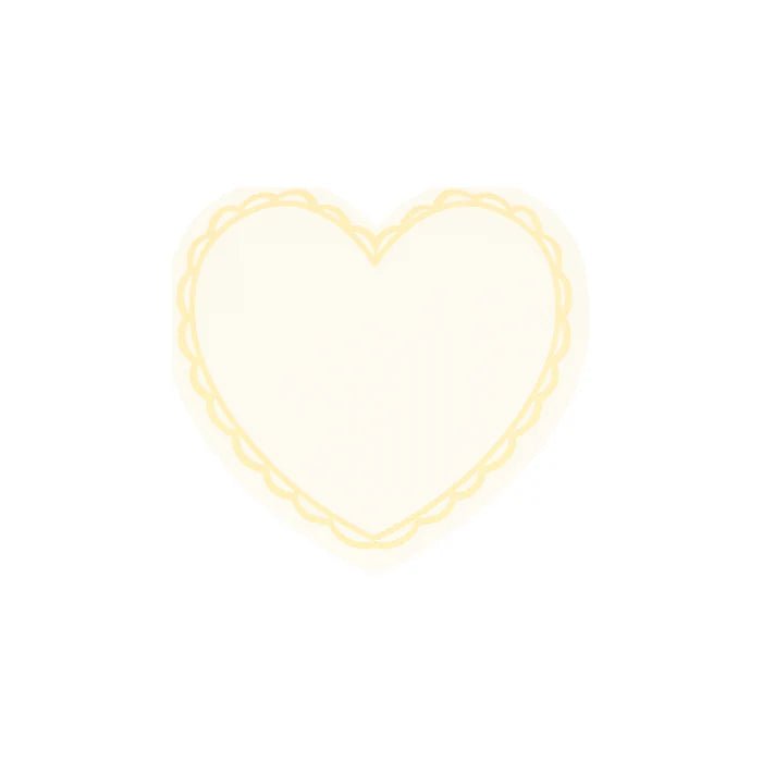 Pastel Heart Small Napkins (x 16)