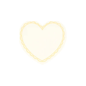 Pastel Heart Small Napkins (x 16)