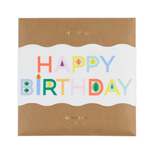 Honeycomb Happy Birthday Garland Set