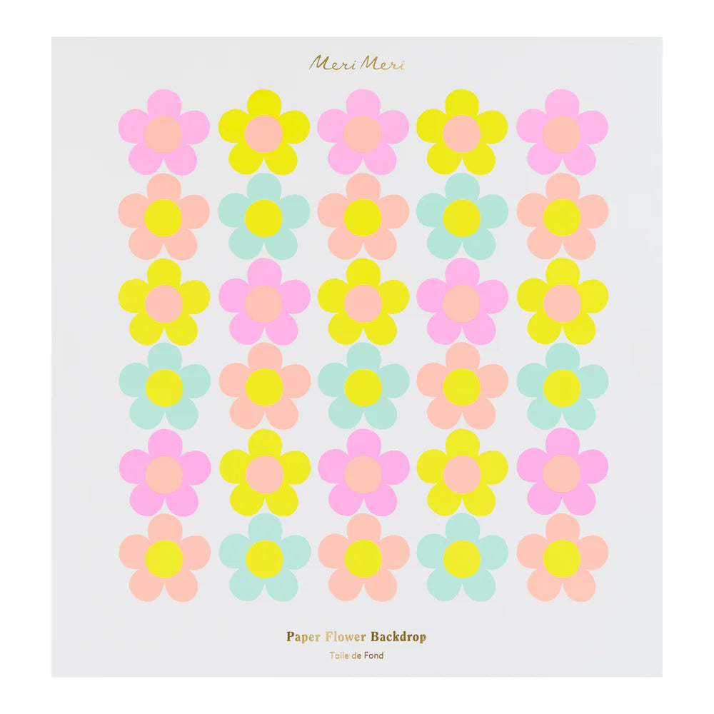 Paper Flower Backdrop