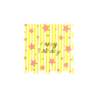 Bright Star Happy Birthday Small Napkins (x 16)