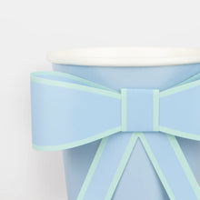 Pastel Bow Cups (x 8)