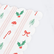 Festive Icon Stripes Small Napkins