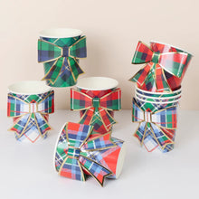 Tartan Mix Bow Cups