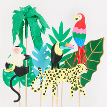 Jungle Jamboree Cake Toppers (x 8)