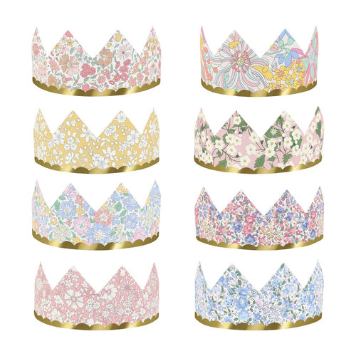 Meri Meri x Liberty Party Crowns (x 8)