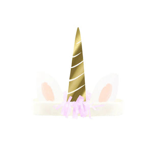Meadow Unicorns Horn Headbands (x 8)