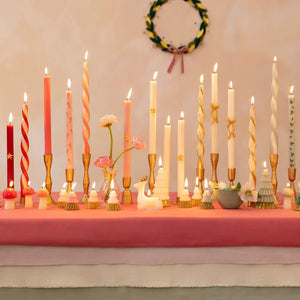 Assorted Stripe Twist Candlesk