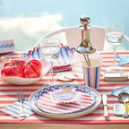 Nautical Striped Side Plates (x 8)