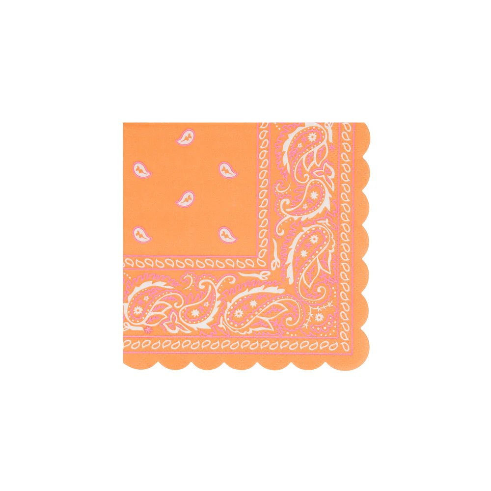 Western Bandana Small Napkins (x 16)