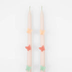 Butterfly Taper Candles (x 2)