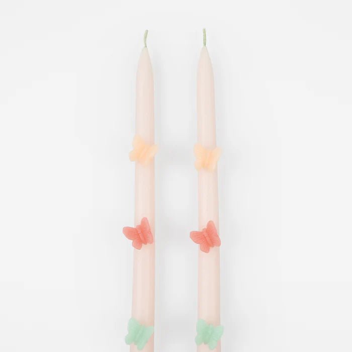 Butterfly Taper Candles (x 2)