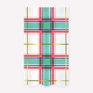Plaid Guest Towels (x 16)