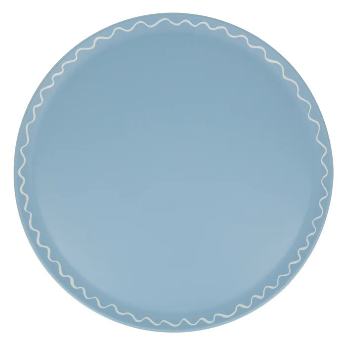 Mixed Set Recycled Plastic Large Plates (x 6)