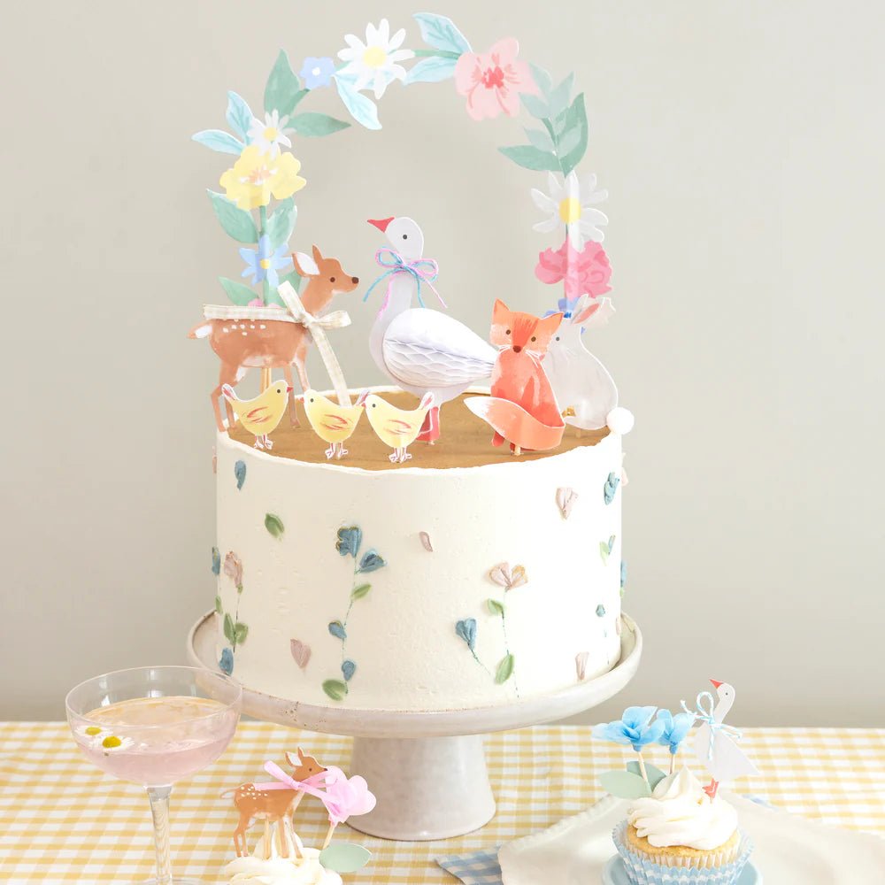 Little Animals Cake Toppers (x 8)