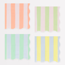 Pastel Stripe Small Napkins