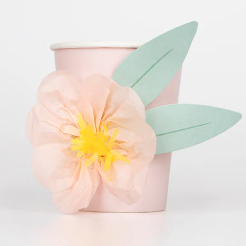 Paper Flower Cups (x8)