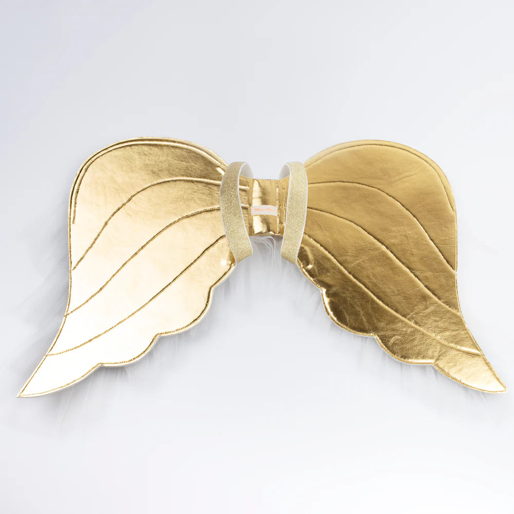 Tulle Ruﬄe Angel Wings & Headband