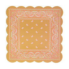 Western Bandana Square Plates (x 8)