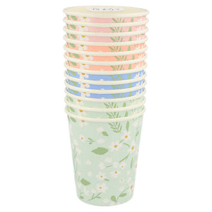 Ditsy Floral Cups (x 12)