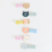 Kitten Club Hair Clips (x 6)
