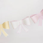 3D Paper Bow Garland