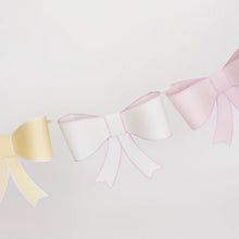 3D Paper Bow Garland