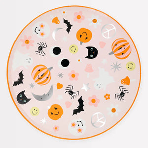 Groovy Halloween Icon Dinner Plates (x 8)