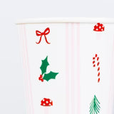 Festive Icon Stripes Cups